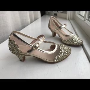 Girls Mesh Glitter KittenHeels 12 ChasingFireflies